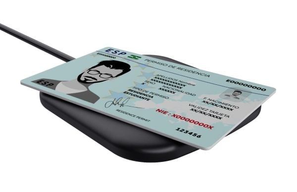 Trust Ceto - Contactless SMART card reader - svart