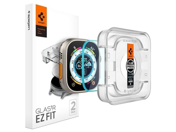 Spigen AGL05556, Näytönsuoja, Älykello, Läpinäkyvä, Apple, Watch Ultra 49mm (2022), Karkaistu lasi