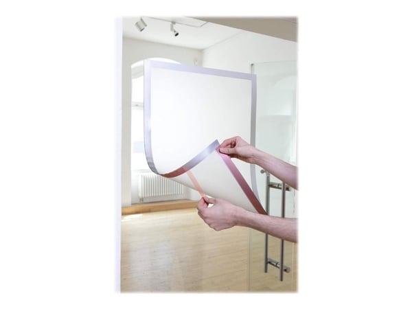DURABLE DURAFRAME POSTER - Dokumentholder - for A1 - dobbeltsidet - sølv