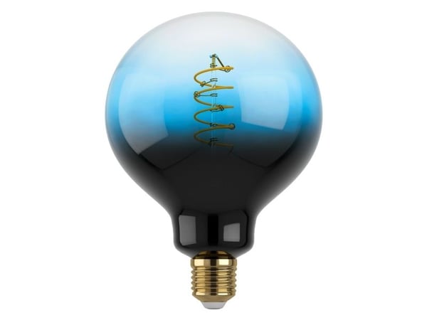 Eglo - LED-lyspære - form: G125 - E27 - 4 W - varmt hvitt lys - 2000 K - svart, bensin