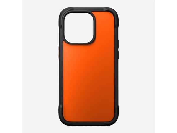 Nomad Rugged Case, Suojus, Apple, iPhone 14 Pro, 15,5 cm (6.12"), Musta, Oranssi