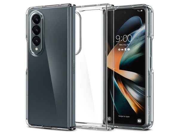 Spigen Crystal Hybrid, Etui, Samsung, Galaxy Z Fold 4, 19,3 cm (7.6"), Gjennomsiktig