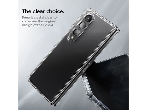 Spigen Crystal Hybrid, Etui, Samsung, Galaxy Z Fold 4, 19,3 cm (7.6"), Gjennomsiktig