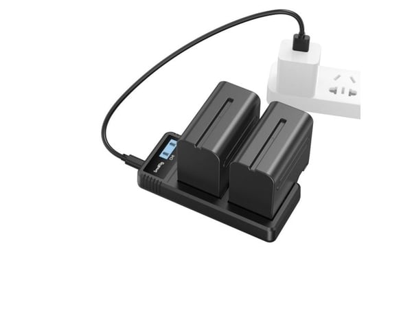 SmallRig 3823, Lithium-Ion (Li-Ion), 2 stykker, Batterier medfølger