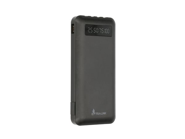 Extralink EPB-083 - Strømbank - 10000 mAh - 10 watt - 2.1 A (USB) - svart