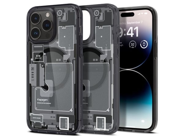 Spigen ACS05539, Mobilskal, Apple, iPhone 14 Pro Max, 17 cm (6.7"), Svart, Vit