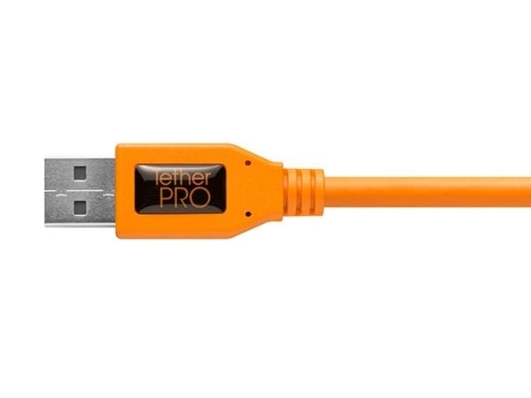 Tether Tools CUCRT02-ORG, 0,5 m, USB A, USB C, USB 3.2 Gen 1 (3.1 Gen 1), 5 Gbit/s, Oransje