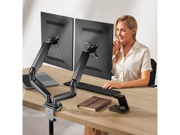 Techly ICA-LCD 462B, Klemmer, 43,2 cm (17"), 81,3 cm (32"), 75 x 75 mm, 100 x 100 mm, Svart