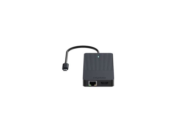 Rapoo 00217693 USB-C® Mini Docking Station Sopii tuotemerkkeihin: univerzálny USB-C® Power Delivery