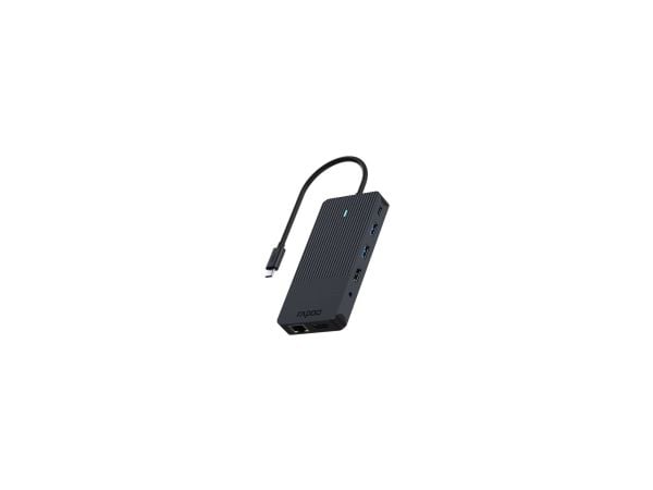 Rapoo 00217693 USB-C® Mini Docking Station Sopii tuotemerkkeihin: univerzálny USB-C® Power Delivery