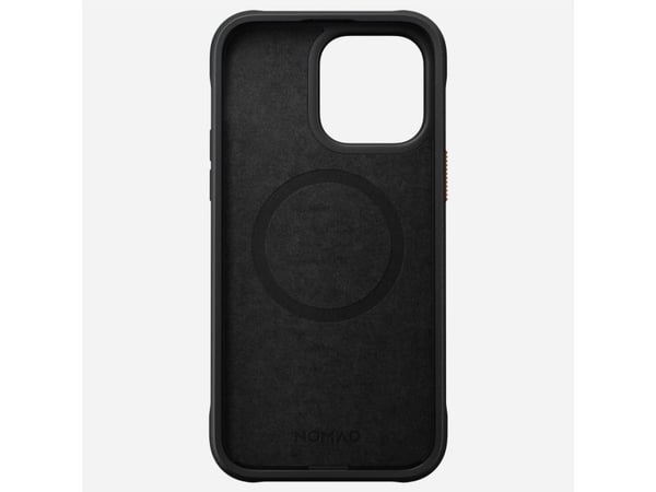 Nomad NM01154785, Suojus, Apple, Phone 14 Pro Max, 17 cm (6.7"), Musta, Oranssi
