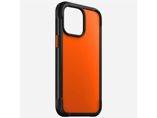 Nomad NM01154785, Suojus, Apple, Phone 14 Pro Max, 17 cm (6.7"), Musta, Oranssi