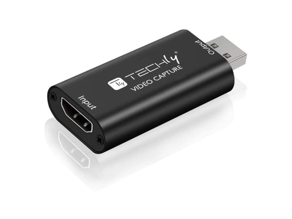 Techly I-USB-VIDEO-1080TY, Svart, Windows 10, Windows 7, Windows 8, Windows Vista, Windows XP, 1920 x 1080 piksler, 12 bit, 60 Hz, HDMI