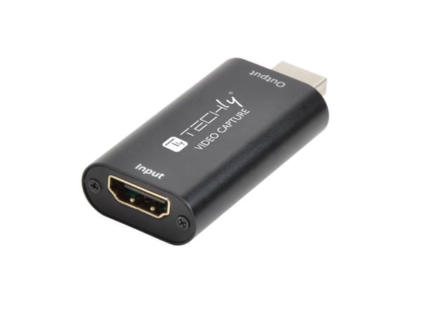Techly I-USB-VIDEO-1080TY, Svart, Windows 10, Windows 7, Windows 8, Windows Vista, Windows XP, 1920 x 1080 piksler, 12 bit, 60 Hz, HDMI