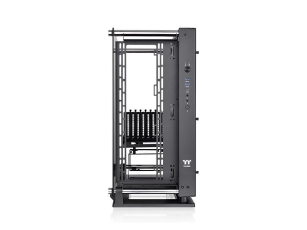 Thermaltake Core P3 TG Pro - Mid tower - utvidet ATX (E-ATX) - sidepanel med vindu (herdet glass) - ingen strømforsyning (PS/2) - svart - USB/lyd