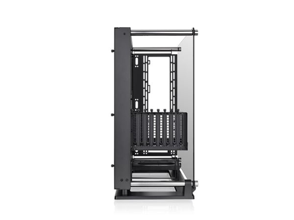 Thermaltake Core P3 TG Pro - Mid tower - utvidet ATX (E-ATX) - sidepanel med vindu (herdet glass) - ingen strømforsyning (PS/2) - svart - USB/lyd