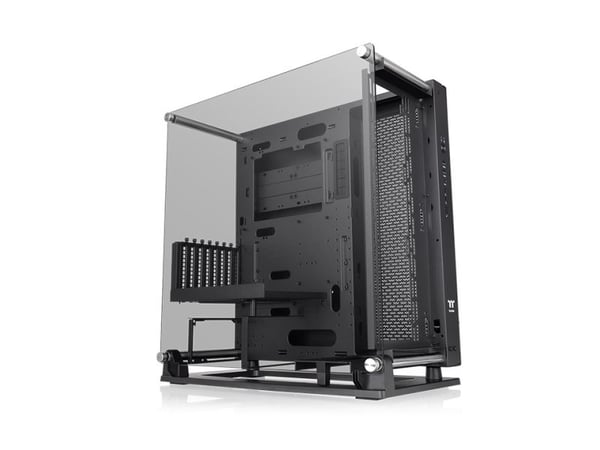 Thermaltake Core P3 TG Pro - Mid tower - utvidet ATX (E-ATX) - sidepanel med vindu (herdet glass) - ingen strømforsyning (PS/2) - svart - USB/lyd