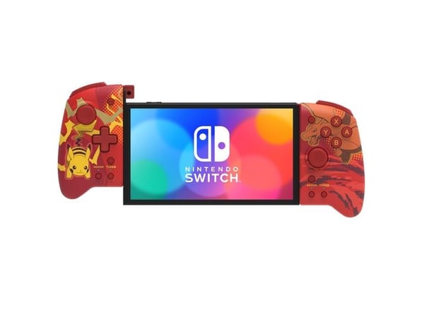 Hori Split Pad Pro (Charizard & Pikachu), Gamepad, Nintendo Switch, Nintendo Switch OLED, Turboknapp, Hjem-knapp, D-pute, Analog/digital, Koblet me...