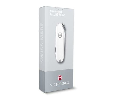 Victorinox Classic SD Falling Snow multiverktyg, vitt