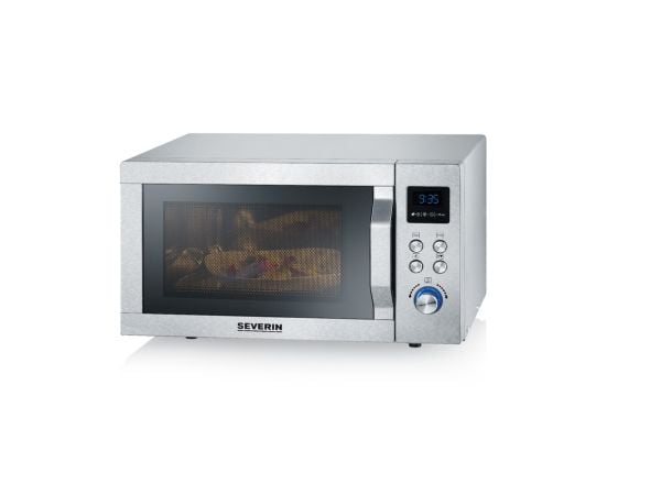 Severin 7774000, Benkeplate, Kombinasjon mikrobølge, 25 l, 900 W, Innebygd skjerm, LED