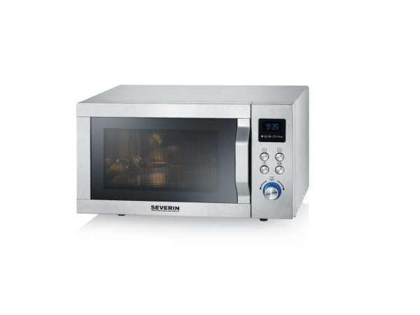 Severin 7774000, Benkeplate, Kombinasjon mikrobølge, 25 l, 900 W, Innebygd skjerm, LED