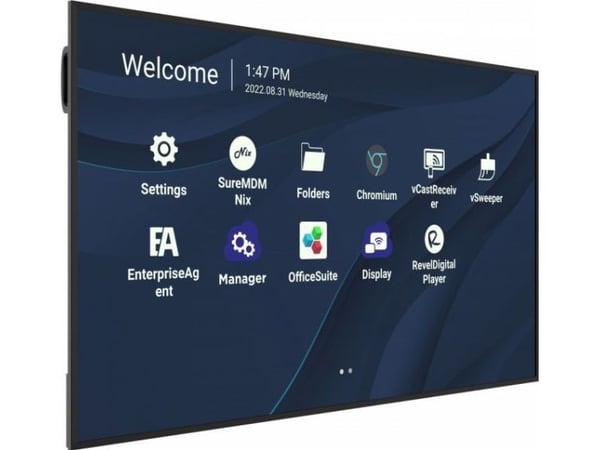 Viewsonic CDE7530, 190,5 cm (75"), 3840 x 2160 piksler, Wi-Fi