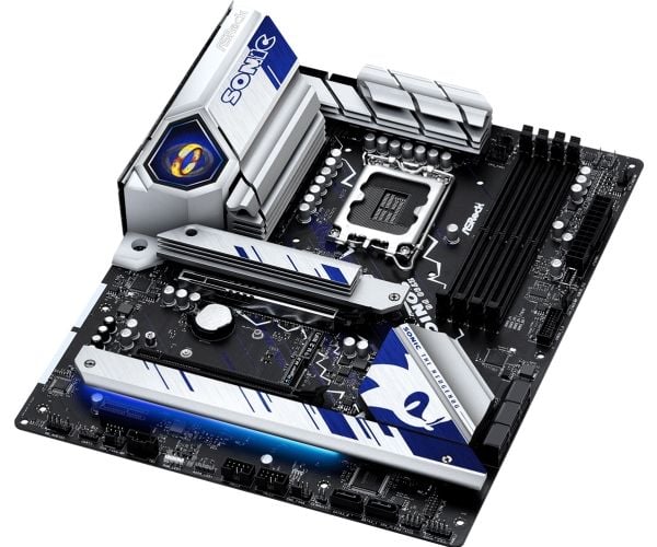 ASRock Z790 PG SONIC - Hovedkort - ATX - LGA1700-sokkel - Z790 Chipset - USB-C 3.2 Gen 2x2, USB-C 3.2 Gen 1, USB 3.2 Gen 1, USB 3.2 Gen 2 - 2.5 Gig...