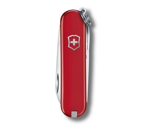 Victorinox 0.6223.G, Fällkniv med låsblad, Kniv med flera verktyg, Drop point, ABS synthetics, Röd, 7 verktyg