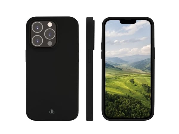 dbramante1928 Costa Rica - Baksidedeksel for mobiltelefon - silikon - nattsvart - for Apple iPhone 14 Pro