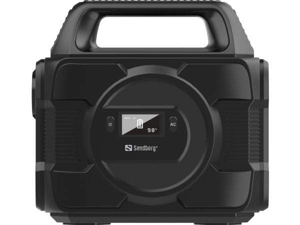 Sandberg - Bærbar strømstasjon - AC 230 V / DC 5 - 20 V - 300 watt - litiumion - 80000 mAh - 288 Wh - utgangskontakter: 6