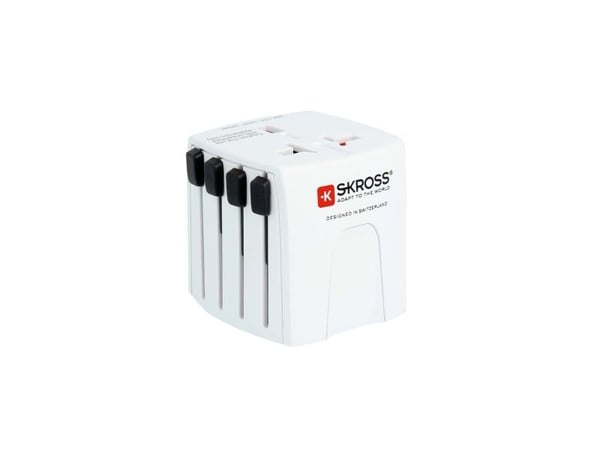 Skross 61664, Universaali, Universaali, 100 - 250 V, Valkoinen, 2,4 A, 5 V