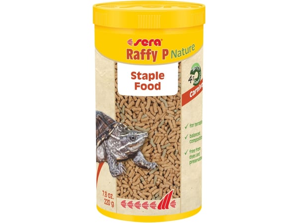 sera Raffy P Pellets, Planteetende reptil, Skilpadde, Universell, 1000 ml, 250 g, Tyskland