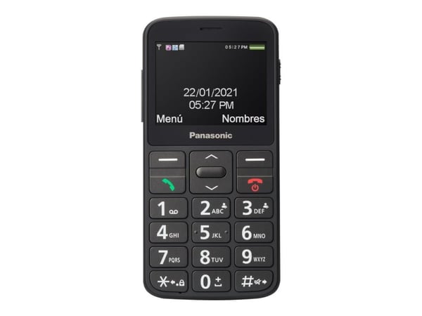 Panasonic KX-TU160, Kosketusnäyttö, Yksittäinen SIM, 6,1 cm (2.4"), 0,3 MP, Bluetooth, Musta