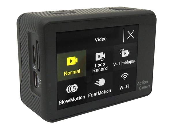 Easypix GoXtreme Vision DUO - Aktionkamera - 4 K / 60 fps - 12.0 MP - Wireless LAN - undervatten upp till 30 m