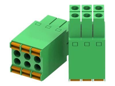 Teltonika - Strømkontakt - 2x3-stifts kontakt (hann) - 300 V - 8 A - for Teltonika RUT956