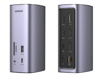 Ugreen - Dockningsstation - USB-C - HDMI - 1GbE