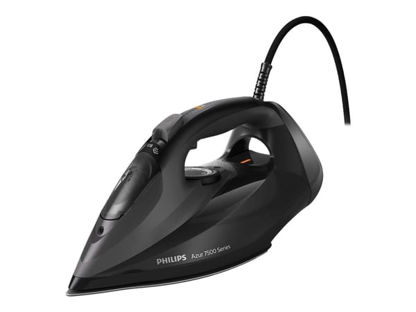 Philips Azur 7500 Series DST7511 - Dampstrykejern med automatisk slukking - såleplate: SteamGlide Elite - 3200 W - svart