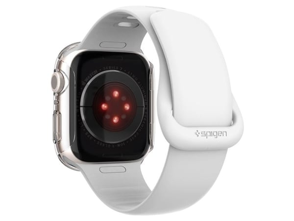 Spigen Thin Fit, Etui, Smartklokke, Gjennomsiktig, Apple, Apple Watch Series 8 / 7 (41mm), Polykarbonat (PC)