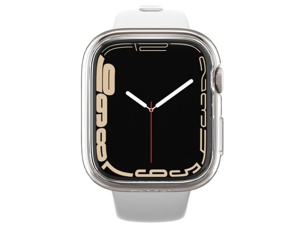 Spigen Thin Fit, Etui, Smartklokke, Gjennomsiktig, Apple, Apple Watch Series 8 / 7 (41mm), Polykarbonat (PC)