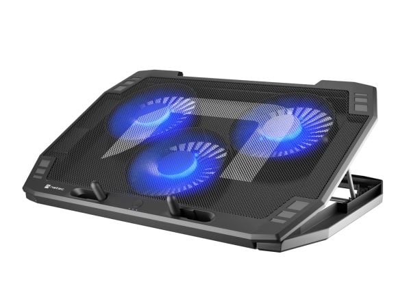 NATEC kannettavan tietokoneen jäähdytystyyny Oriole 15.6-17.3inch LED-jäähdytys kannettavalle tietokoneelle 43.9 cm (17.3")