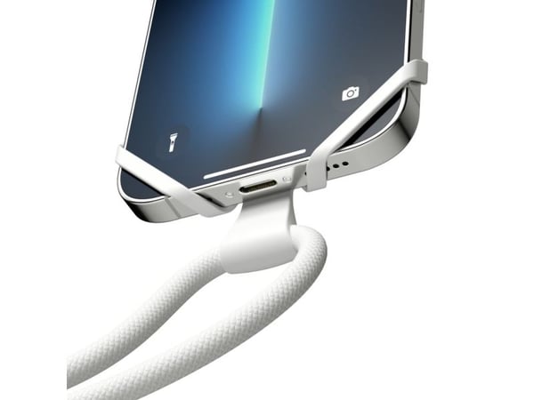 Vonmählen Infinity Plus, Mobiltelefon, Nylon, Silikon, Hvit, 150 cm, 68 mm, 7 mm