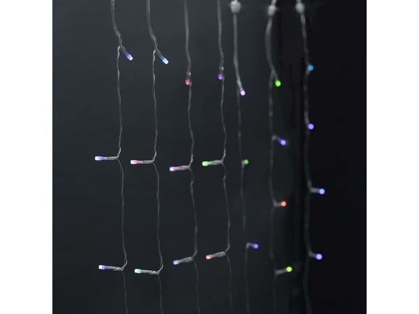 Nedis WIFILXC01C180, Koristevaloketju, Valkoinen, Musta, 180 lamppua, LED, 5,82 W