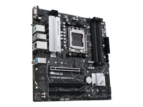 ASUS Prime B650M-A - Hovedkort - micro ATX - Socket AM5 - AMD B650 Chipset - USB 3.2 Gen 1, USB-C 3.2 Gen 1, USB 3.2 Gen 2 - 2.5 Gigabit LAN - innb...