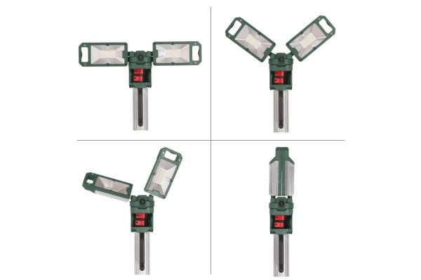Metabo BSA 18 LED 5000 DUO-S, LED, 2 lamppu(a), 4,8 kg, Vapaasti seisova työvalo