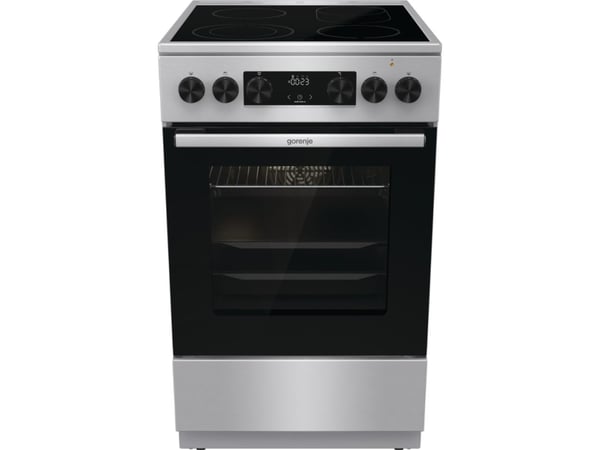 Gorenje Advanced GECS5C70XA - Komfyr - med dampfunksjon - frittstående - bredde: 50 cm - dybde: 59.4 cm - høyde: 85 cm - med selvrens - rustfritt stål