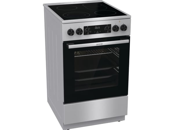 Gorenje Advanced GECS5C70XA - Komfyr - med dampfunksjon - frittstående - bredde: 50 cm - dybde: 59.4 cm - høyde: 85 cm - med selvrens - rustfritt stål
