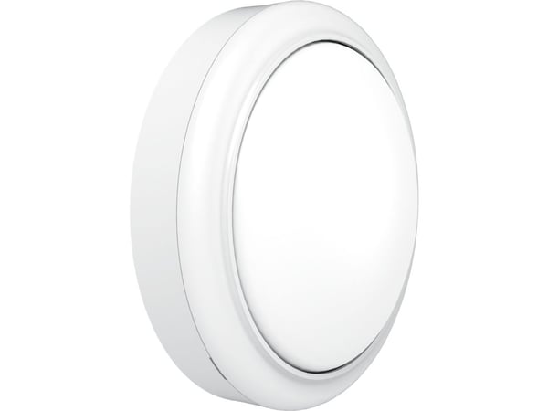 Philips Veggmontering, Overflatebehandlet, Rund, 1 ampuller, 4000 K, IP65, Hvit