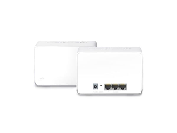 Mercusys HALO H70X (2-PACK), Hvid, Intern, Mesh-system, Dual-band (2,4 GHz / 5 GHz), Wi-Fi 6 (802.11ax), 802.11a, 802.11b, 802.11g, Wi-Fi 4 ( 802.1...