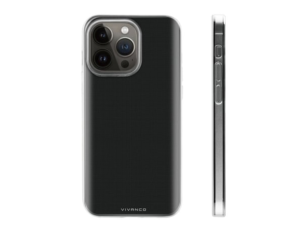 Vivanco Super Slim, Suojus, Apple, iPhone 14 Pro Max, 17 cm (6.7"), Läpinäkyvä