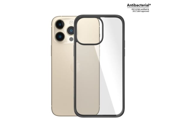 PanzerGlass™ | ClearCase - Bagsidecover - Black Edition | Apple Iphone 14 Pro Max